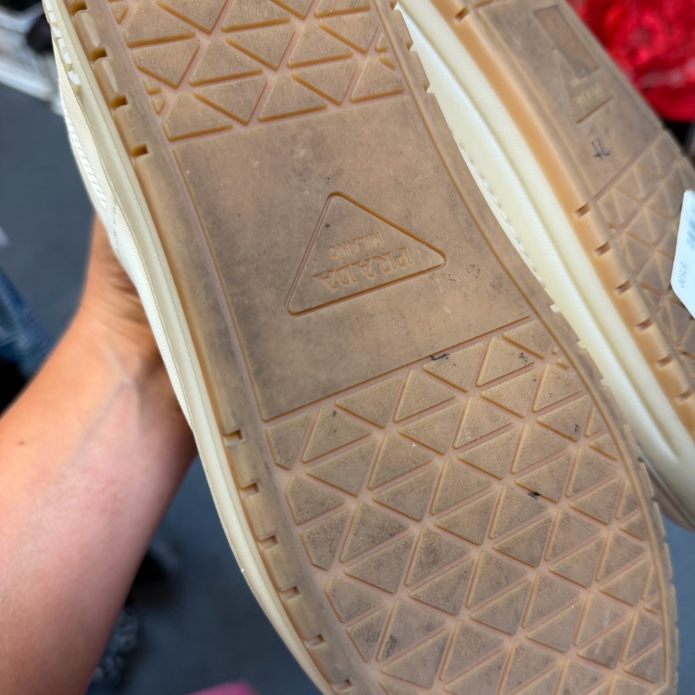 Prada downtown leather sneakers AUTHENTIC - Picture 8 of 14